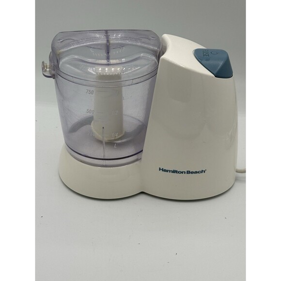 Hamilton Beach Food Processor 3-cup Compact White 72340 TESTED - Picture 1 of 4